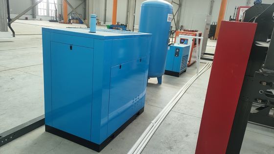PLC Przemysłowy sprężarka śrubowa z suszarką powietrza