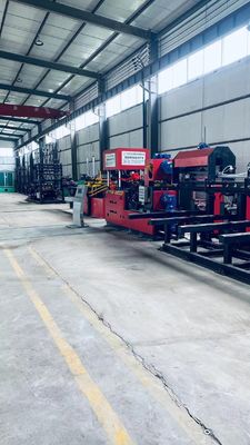 Maszyna do spawania prętów stalowych PLC z ekranem dotykowym Dokładność 12-15m Prędkość spawania 70-270mm Wysokość spawania