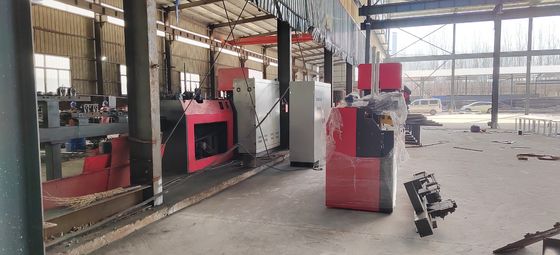 Linia produkcyjna spawania wiązki siatkowej sterowana ekranem dotykowym z błędem długości ± 5 mm/m